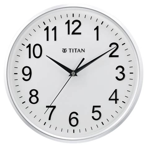 Buy Online Titan 30cm White faced Silent Wall Clock for Modern Homes ...
