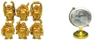 De Vedic Combo 7 in 1 Set of Feng Shui Chinese Happy Man / Laughing ...