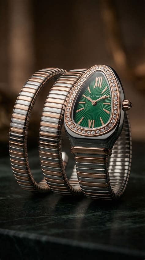 Trending Spiral Watch ( green dial ) – Perle Store