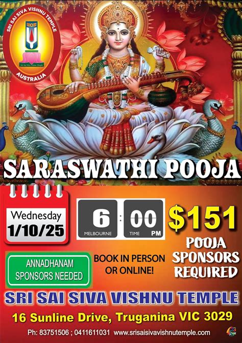 SARASWATHI POOJA, 16 Sunline Dr, Truganina VIC 3029, Australia, Deer ...