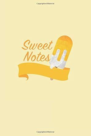 Buy Sweet Notes: 6x9 Unruled Blank Notebook - Watercolor Texture Sweet ...