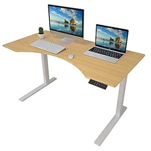ZHU CHUANG Height Adjustable Desk Electric Standing Desk Stand up Desk ...