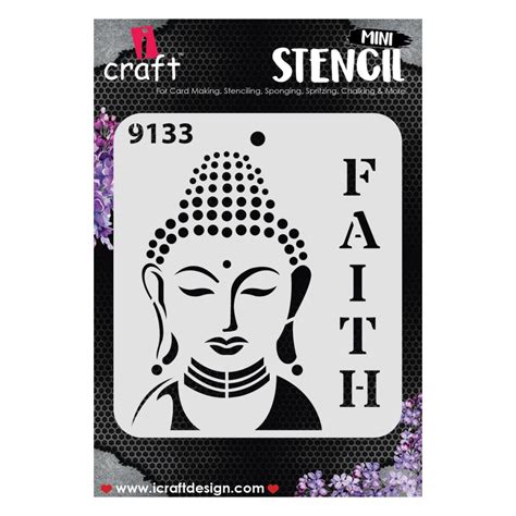 iCraft Mini Stencils - 4 x 4" - 9133| Art Lounge