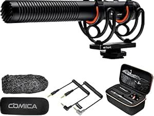 Shotgun Microphone, Comica CVM-VM20 Professional Super Cardioid Video ...