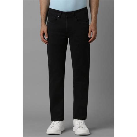 Buy Louis Philippe Men Black Dark Slim Fit Jeans Online