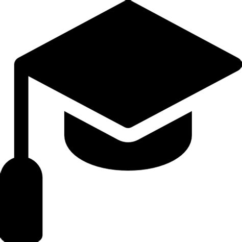 Mortarboard Basic Rounded Filled icon | Freepik