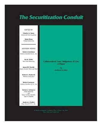 Collateralized Loan Obligations (CLOs): A Primer : Jobst, Andreas A ...