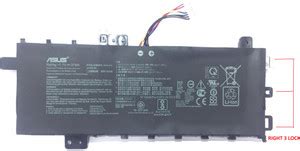 ASUS C21N1818-1 (RIGHT 3 LOCK) BATTERY FOR VivoBook 15 Series VivoBook ...