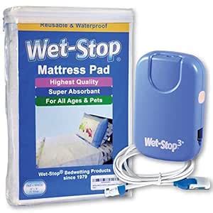 Deluxe Bedwetting Kit-Wet Stop Bedwetting Alarm, WobL + Waterproof ...