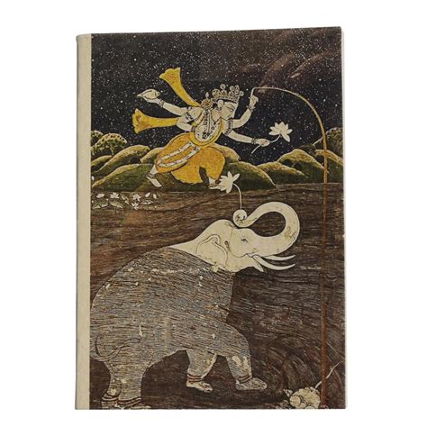 Find Inner Peace with Our Lord Vishnu and Elephant Notebook - dekulture
