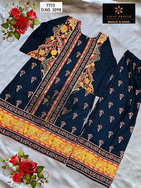 Digital Print 0407 Aaliz Prints Lawn Co Ord Set Supplier Gujarat ...