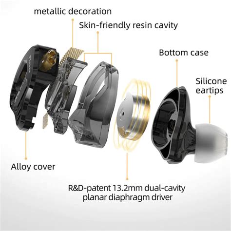 CCA PLA13 Planar Magnetic Driver IEMs