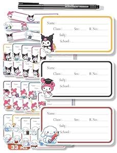 ONCRO® Kuromi My Melody Doll cinnamoroll Dog Waterproof Matte Stickers ...