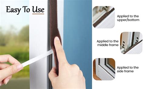 Homeaura Door Strip for Sealing Bottom Gap - Rubber Strips for Windows ...