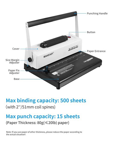 MAKEASY Manual Coil Binding Machine - Electric Coil India | Ubuy