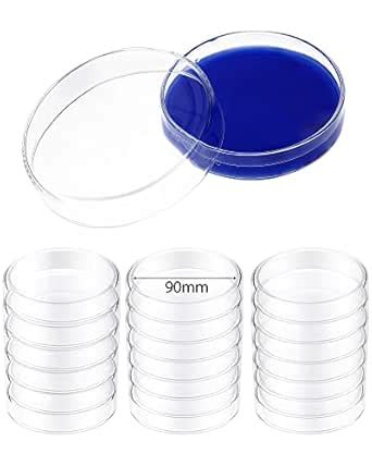 Sterile Glass Petri Dishes Set High Borosilicate Lab Petri Plates with ...