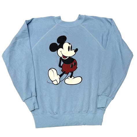 80s DISNEY CASUALS ディズニー カジュアル MICKY MOUSE C/N SWEAT ミッキーマウス クルーネック ...