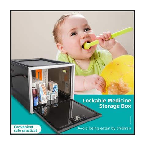 2 Pack Medicine Box with Combination Lock,Lock box India | Ubuy