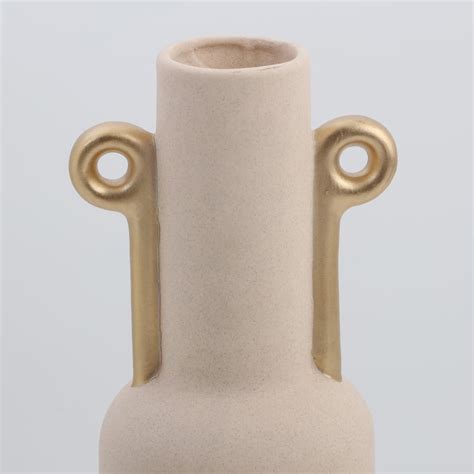 Buy Marshmallow Ceramic Tall Vase from Home Centre at just INR 1499.0