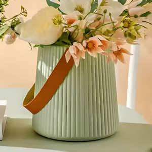 DecorTwist Plastic Flower Vases Pot for Home Decor Plastic Vase Price ...