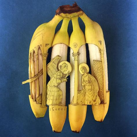 如今香蕉都这么艺术了……-大搜集网
