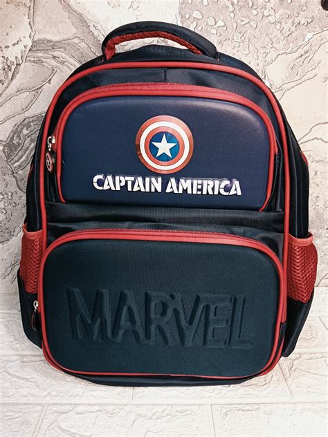 Captain America 16-Inch School Bag - Fun & Durable