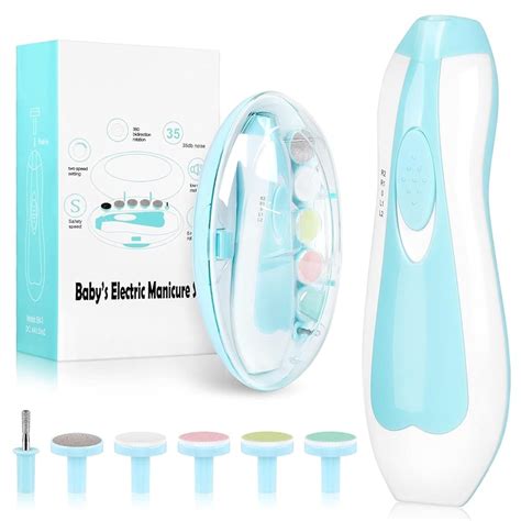 Baby Nail Clippers with Light Baby Nail File Grinder Set Safe Nail Tri ...