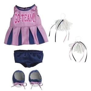 North American Bear Company Rosy Cheeks Big Sister Cheerleading Set ...
