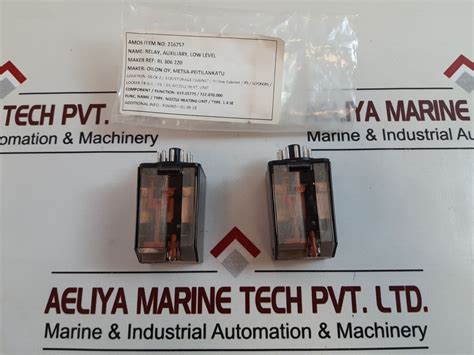 Schrack Mr306220 Relay – Aeliya Marine Tech