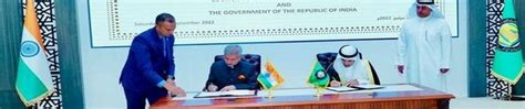 India Signs MoU With Gulf Cooperation Council To Facilitate ...