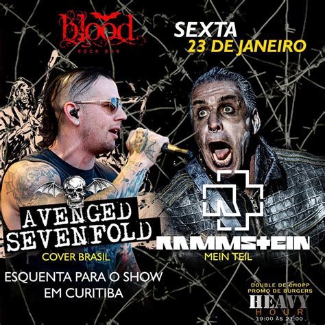Avenged Sevenfold e Rammstein, Rua Presidente Carlos Cavalcanti 1212 ...