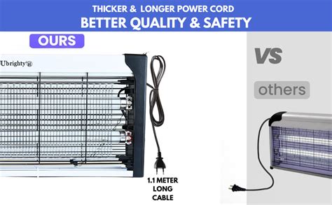 Ubrighty Insect Killer Machine-with 2 Extra Blue UV Tubes Electric Fly ...
