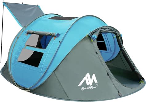 AYAMAYA 4 Person Pop Up Tent - Waterproof, Skylight, India | Ubuy