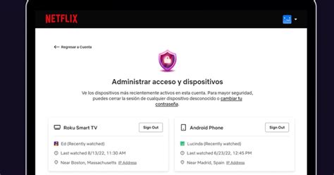 Adiós sanguijuelas: Netflix activa la opción para eliminar dispositivos ...