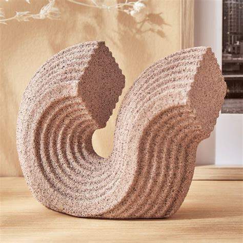 Buy Natura Polyresin Ribbed Table Accent from Home Centre at just INR ...