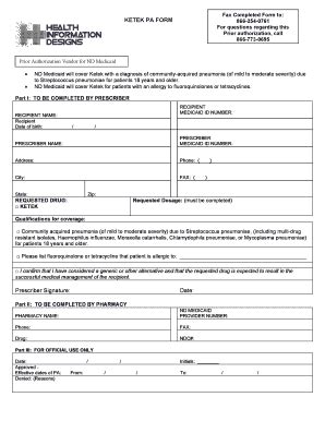Fillable Online Fax Completed Form to KETEK PA FORM 866-254-0761 For ...