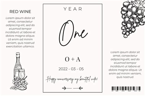 26 Free Wine Label Templates Word Doc Psd