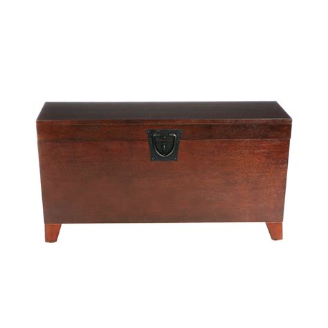 Southern Enterprises Pyramid Trunk Coffee Table, Mission Style ...