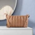 Buy Online Fastrack Pleated Sling Bag in Tan - f234slsms24tn1 | Fastrack