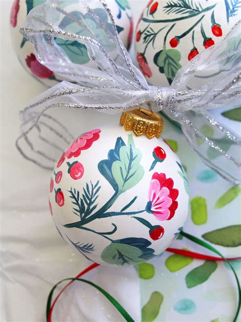 Custom Hand Painted Personalized Christmas Ornament Round - Etsy ...