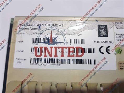 Kongsberg Autochief C20 PROPULSION CONTROL SYSTEM ACP Ver 3 Rev B1 ...