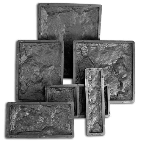 tec Formwork Mould Set of 6 Moulds for Making Wall Tiles, for Wall ...