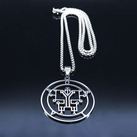 Buy Orias Sigil Goetia Solomon Demon Seal Pendant Necklace With Online ...