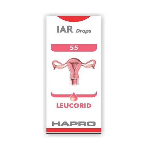 Hapro IAR (Insta Action Range Drops) Drop No – 55 leucorid (30ml ...