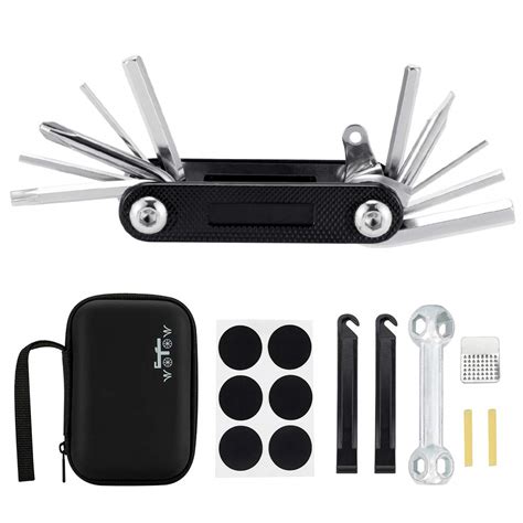 WOTOW Bike Repair Set, Bicycle Portable Multi Function 11 in 1 Allen ...