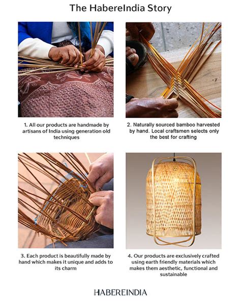 Rustic Bamboo Ceiling Light for Home Decor – Habere India