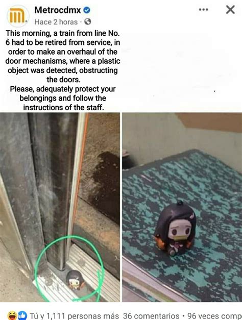 So, Nezuko quite literally just stop a train here in Mexico this week ...