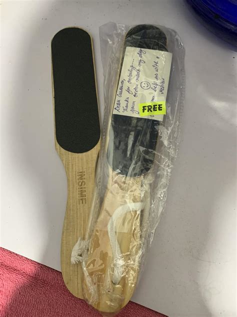 Buy INSIME Premium Wooden Foot scrubber for dead skin cracked heels ...
