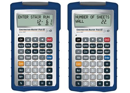 Construction Master Plus Ez (Cmp Ez)- A Construction Calculator