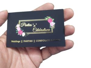 Gold Embossed Visiting Card Printing in Gurgaon | Perprint.in